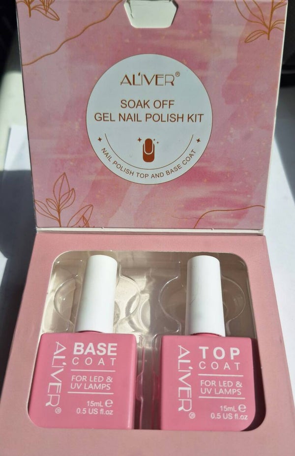 💜💜💜💜💜 Aliver Soak Off Gel Nail Polish Kit - Pre-loved