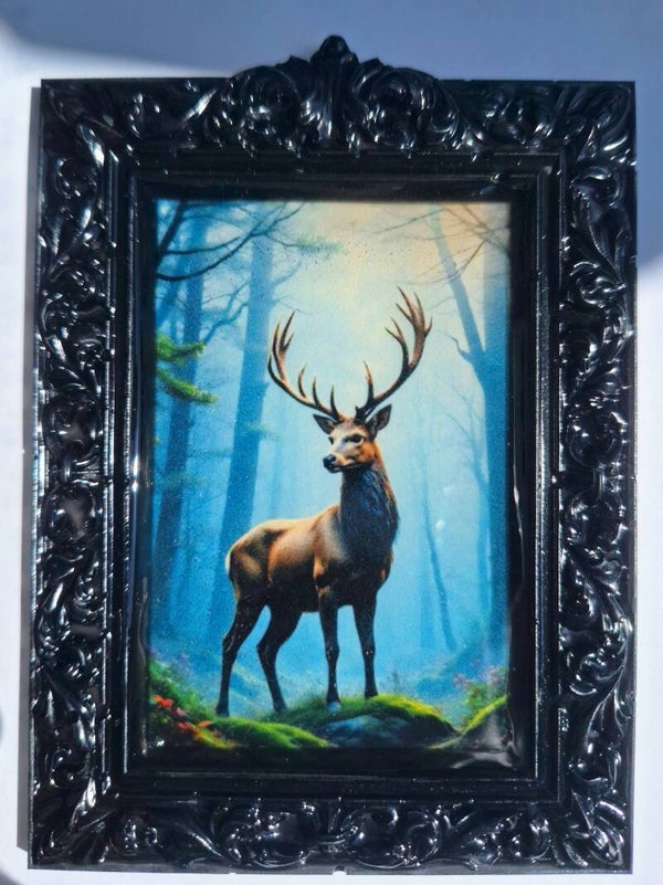 Mystic Stag Wall Filler - Resin Art