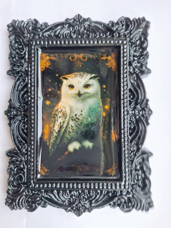 Snowy Owl Wall Filler - Resin Art