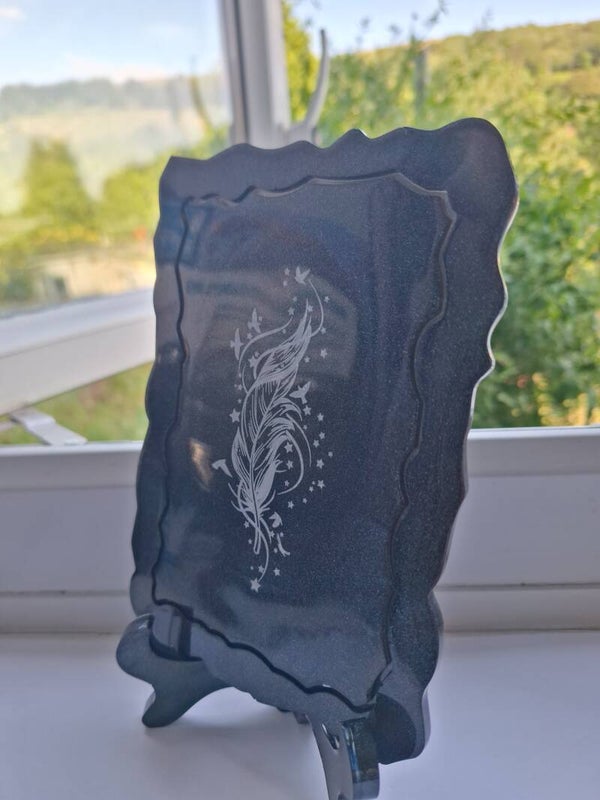 Feather Frame + Stand - Resin Art