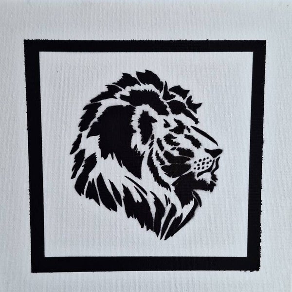 💜💜💜💜 Lion Canvas - Pre-loved
