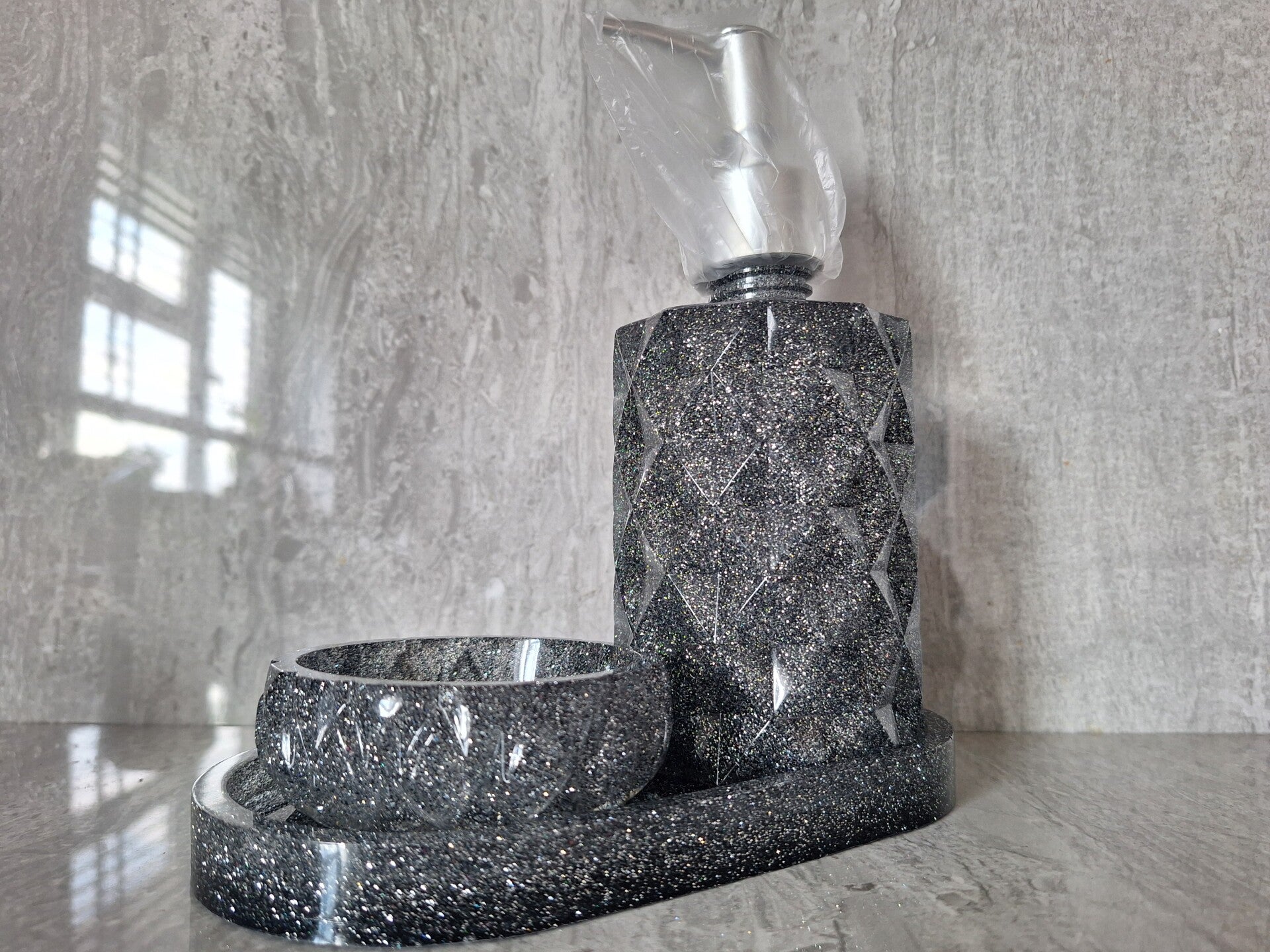 Bathroom Set - Resin Art