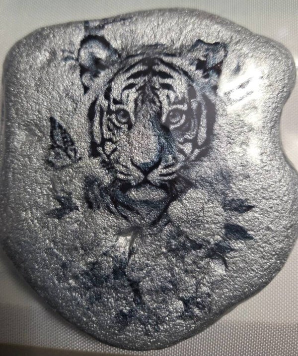 Tiger Cub - Pebble Art