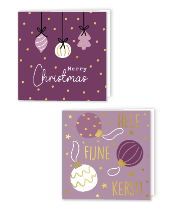 Kerstkaartenbox - Merry Christmas