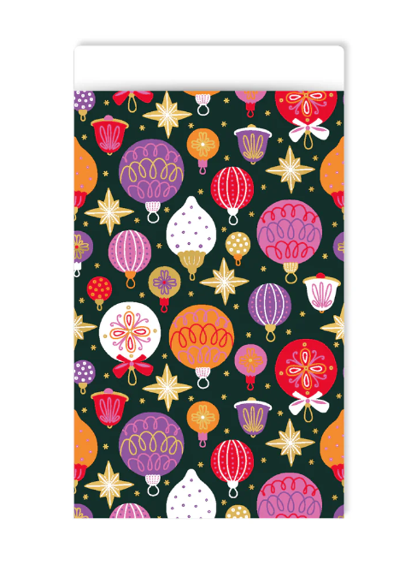 Cadeauzakje Kerst - ornament - 5 stuks