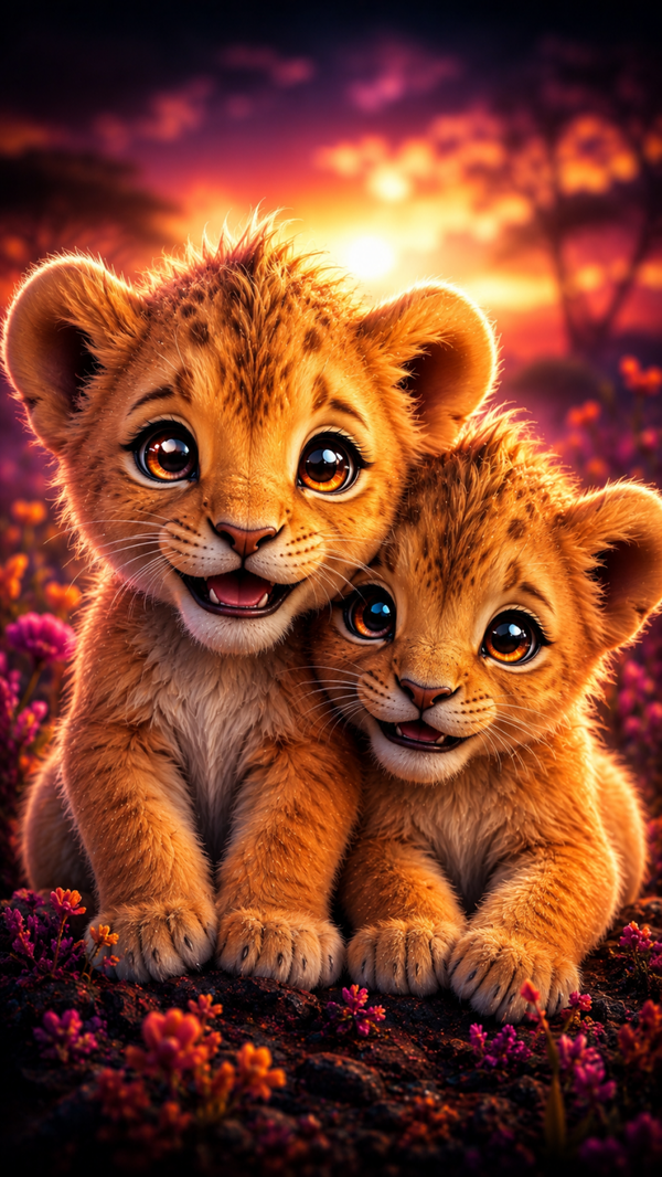 Diamond Painting „Savannenliebe“