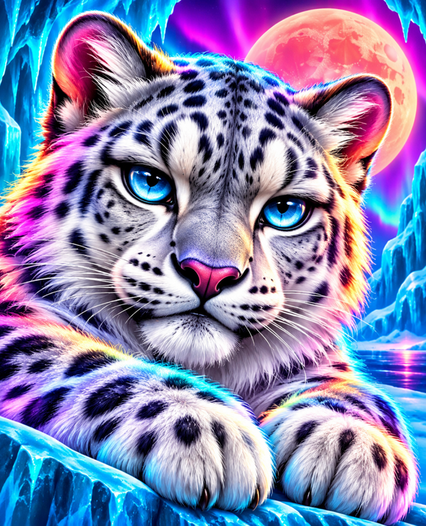 Diamond Painting"Frost Moon" 60x75 cm
