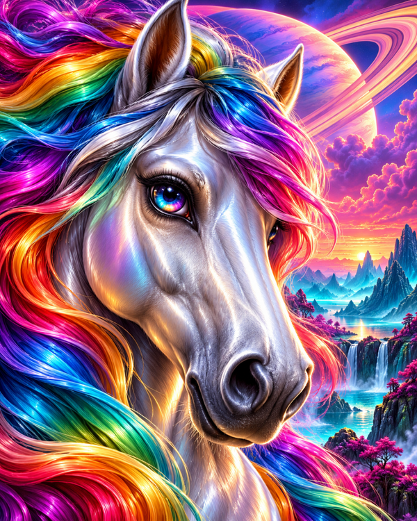 Diamond Painting"Rainbow Spirit" 60x75 cm