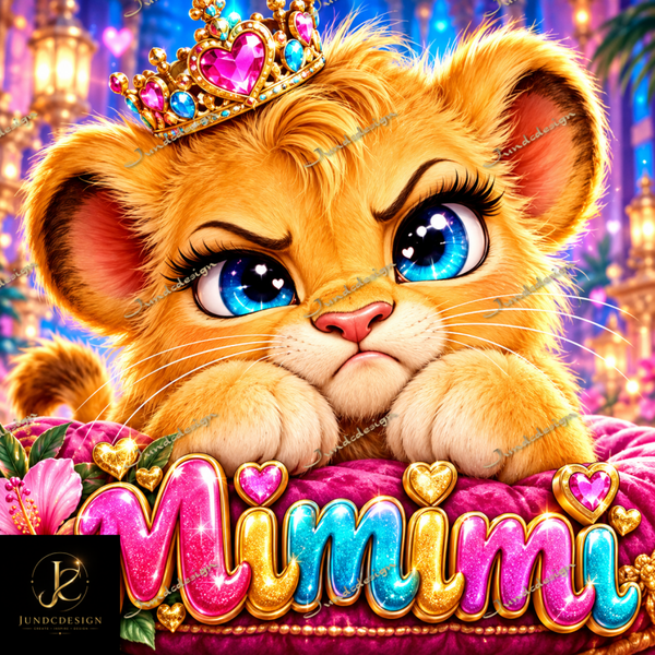 Diamond Painting“Freches Löwen Baby“ 70x70 cm