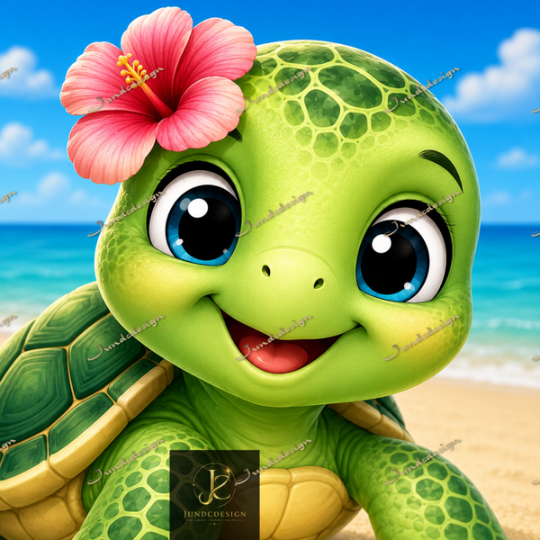Diamond Painting Little Cuties“Schildkröte“