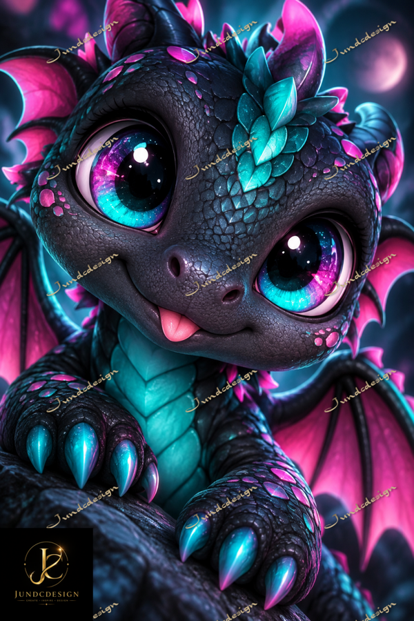 Diamond Painting“Cosmic Dragon“ 60x90 cm