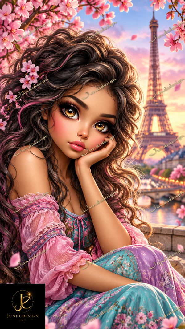Diamond Painting“ Dreamy Paris“ 50x88 cm
