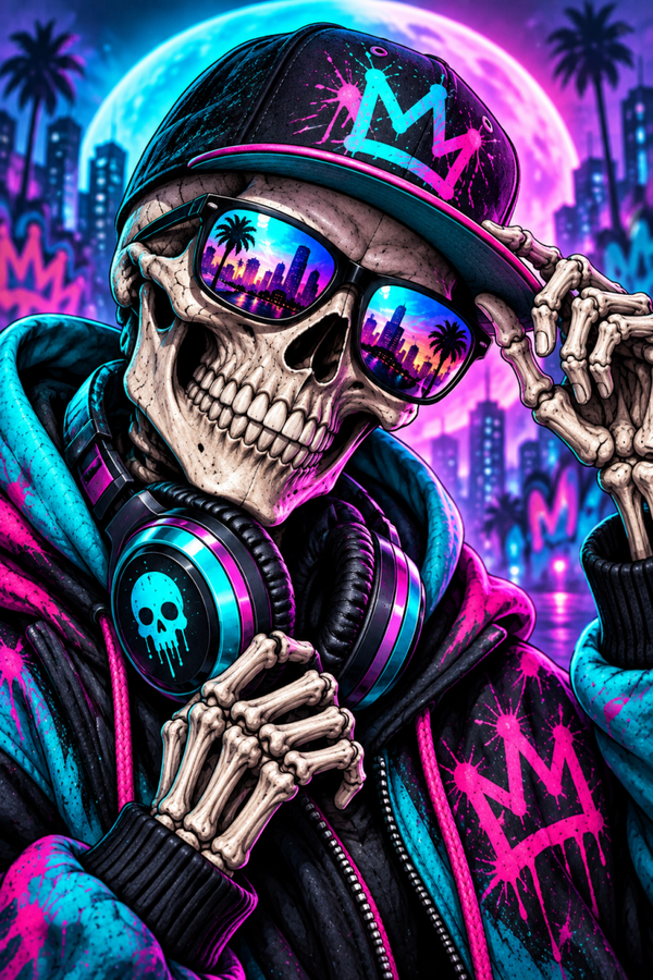 Diamond Painting“DJ Skull“