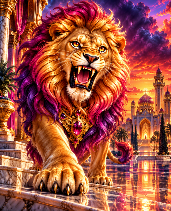Diamond Painting"Royal Lion" 60x75 cm