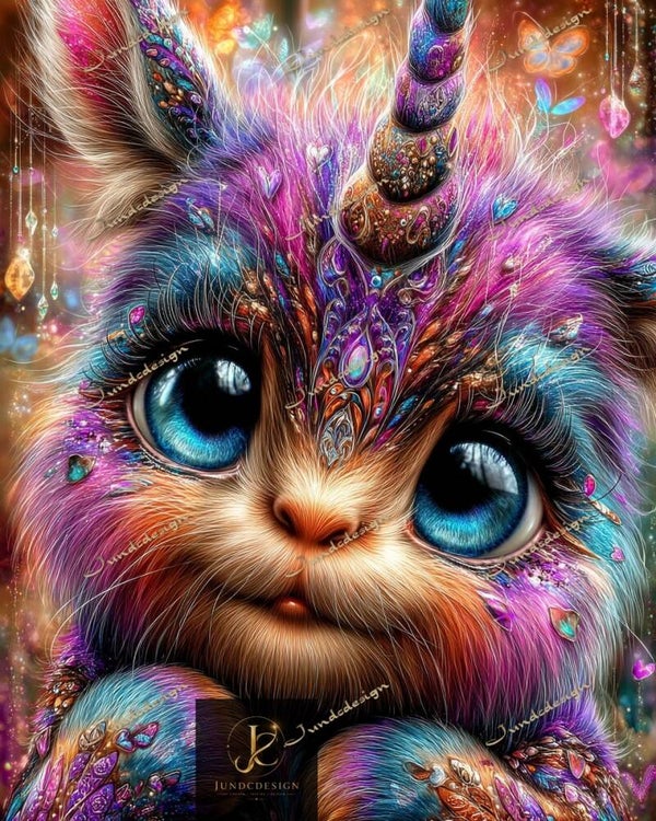 Diamond Painting „Funkelden Seele“ Created byManuVany A.i