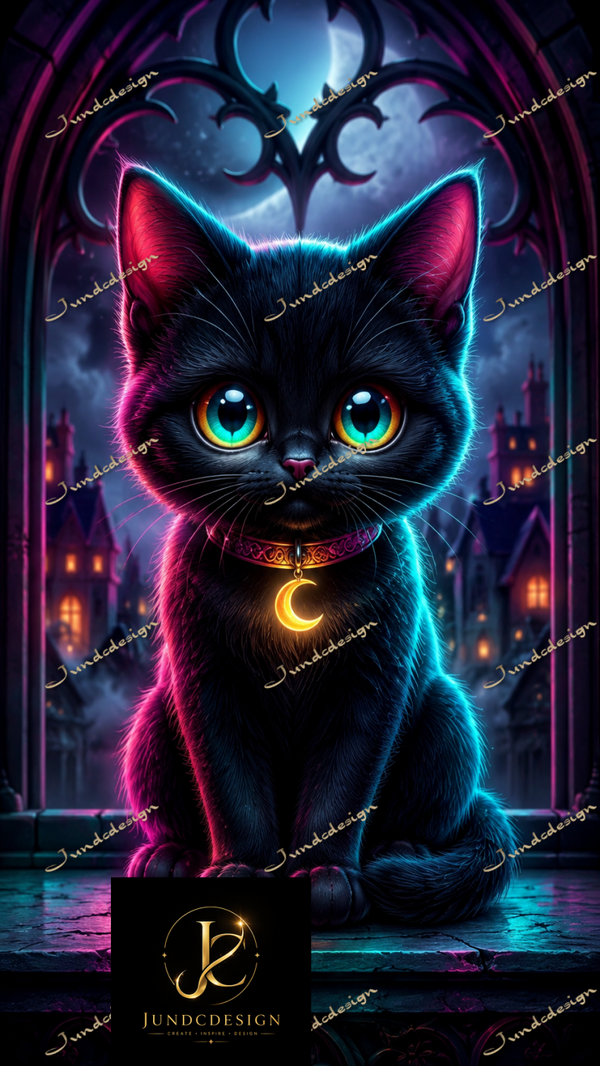 Diamond Painting“Moon Cat“