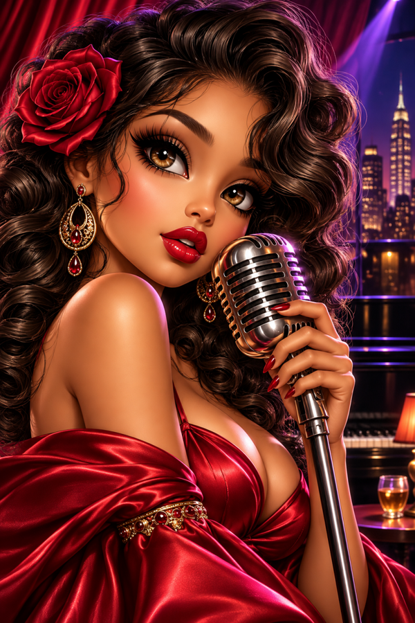Diamond Painting“Jazz Diva“ 50x75 cm