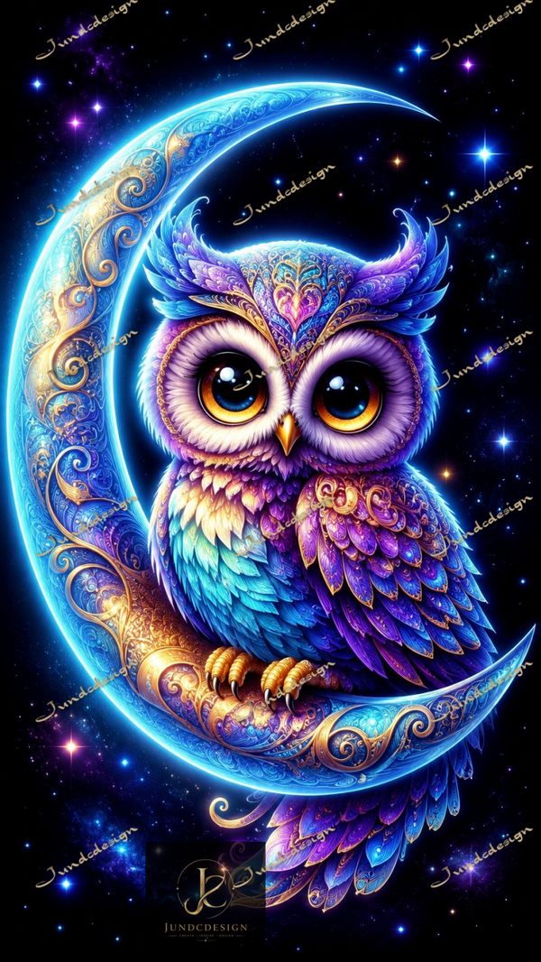 Diamond Painting „Luna die Sternen Eule“