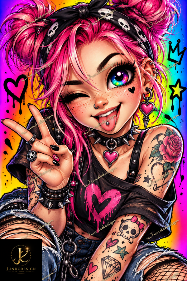 Diamond Painting“Punk Princess“