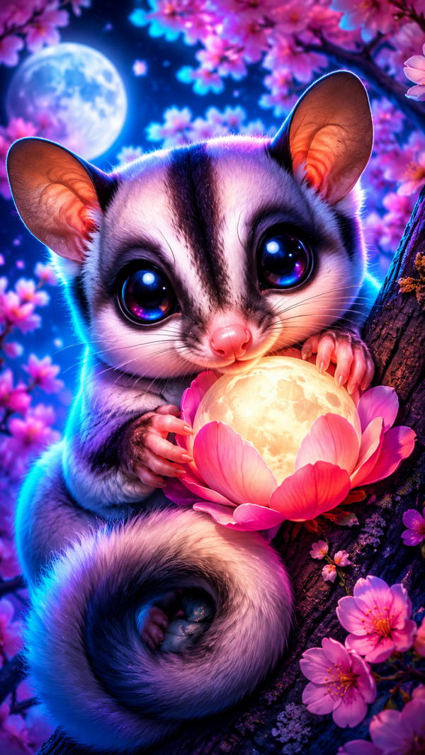 Diamond Painting „Magic Mondblume“
