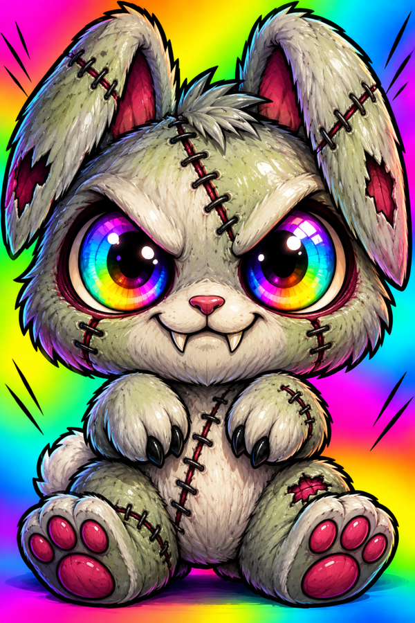 Diamond Painting“Zombie Bunny“