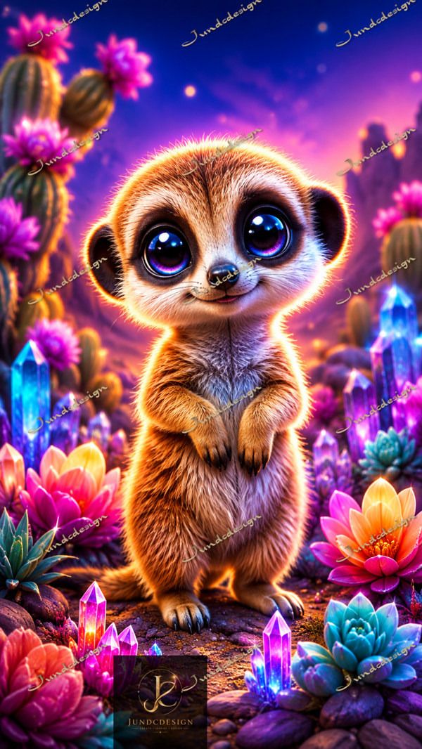 Diamond Painting „Kiko der Kristalwächter“