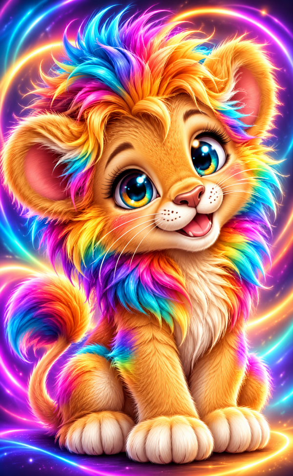 Diamond Painting“Magic Mähne“ 60x97 cm