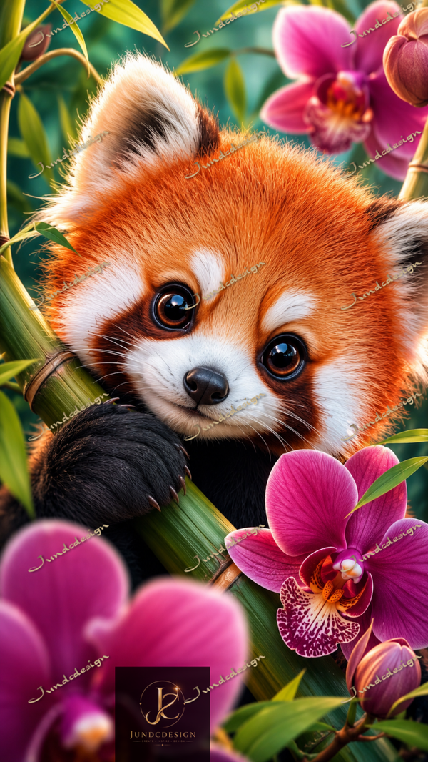 Diamond Painting „Orchideenwächter“