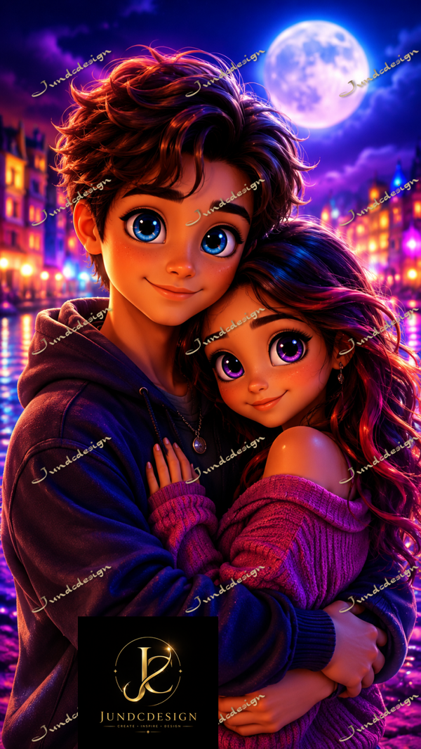 Diamond Painting „Midnight in Love“