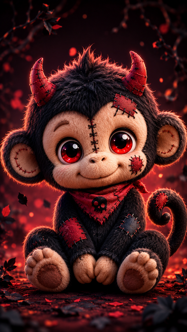 Diamond Painting „Little Devil Monkey“