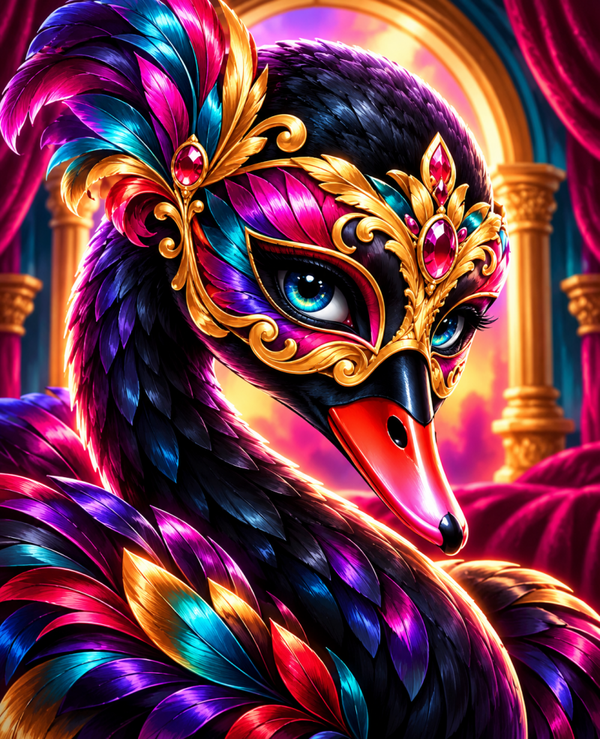 Diamond Painting"Royal Venetian Swan" 60x75 cm
