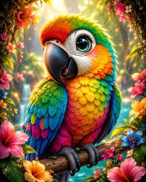 Diamond Painting „Tropenfunke“