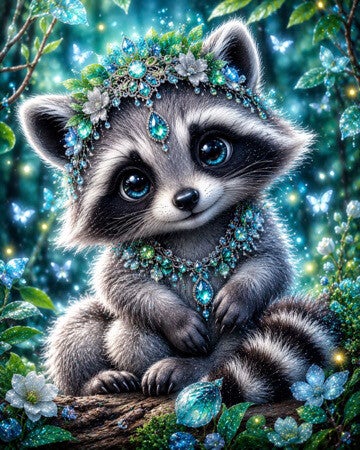 Diamond Painting „Glitzertau“