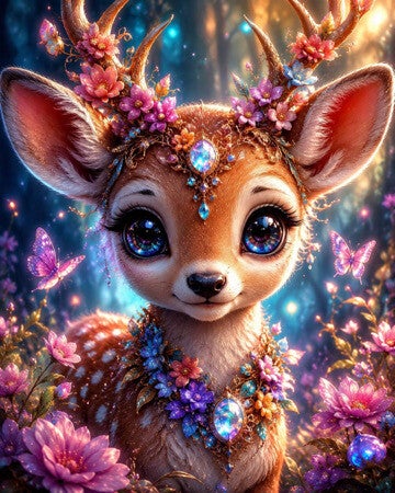 Diamond Painting „Blütenherz“