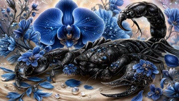 Diamond Painting „Azurblaue Ewigkeit“