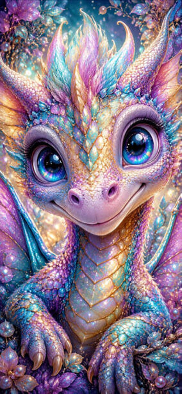 Diamond Painting „Sternentau Drache“