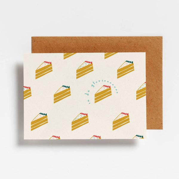 Postkaart 'in de gloria'