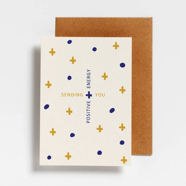 Postkaart 'sending you positive energy'