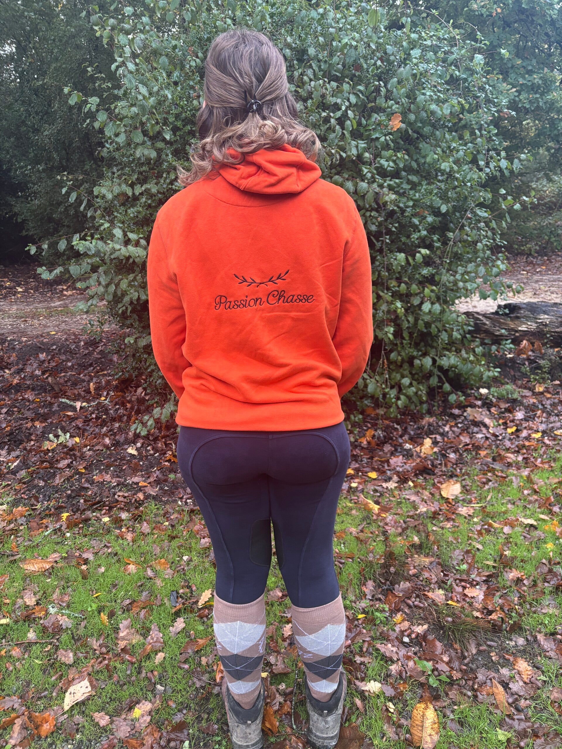 SWEAT ORANGE "PASSION CHASSE"