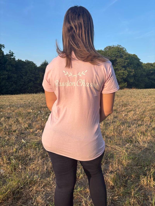 T-shirt rose « Passion Chasse »