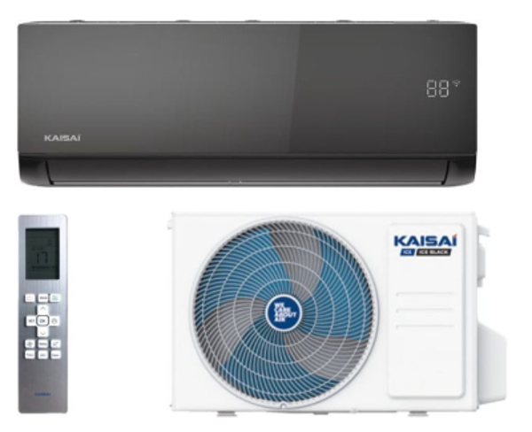 Kaisai Ice Black KLB-18SET Airconditioner 5.0 kW/18.000 Btu 180 m³