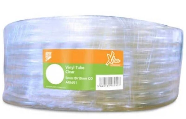 Aspen Xtra transparant PVC slang 30 meter 6 x 10 mm / 1/4 AX5200