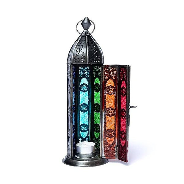 Sfeerlicht oosterse lantaarn 7 chakra's