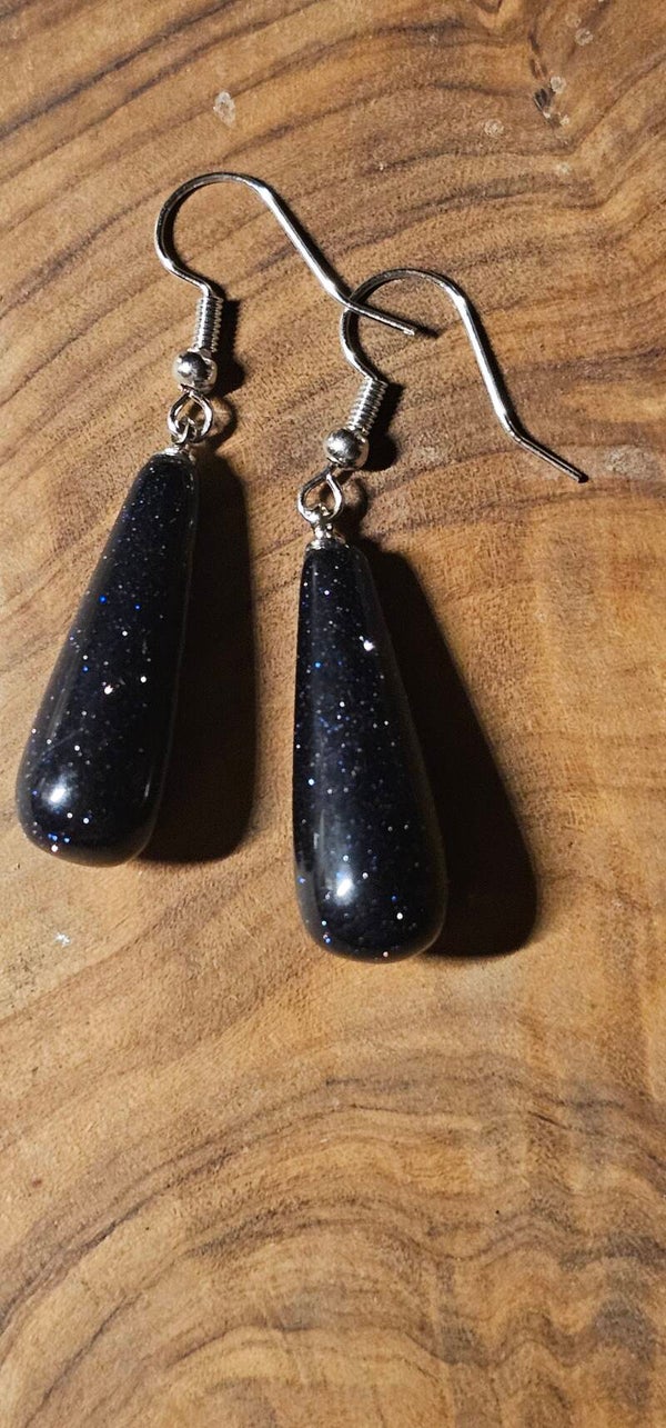 Goudsteen donker blauw  {druppel}