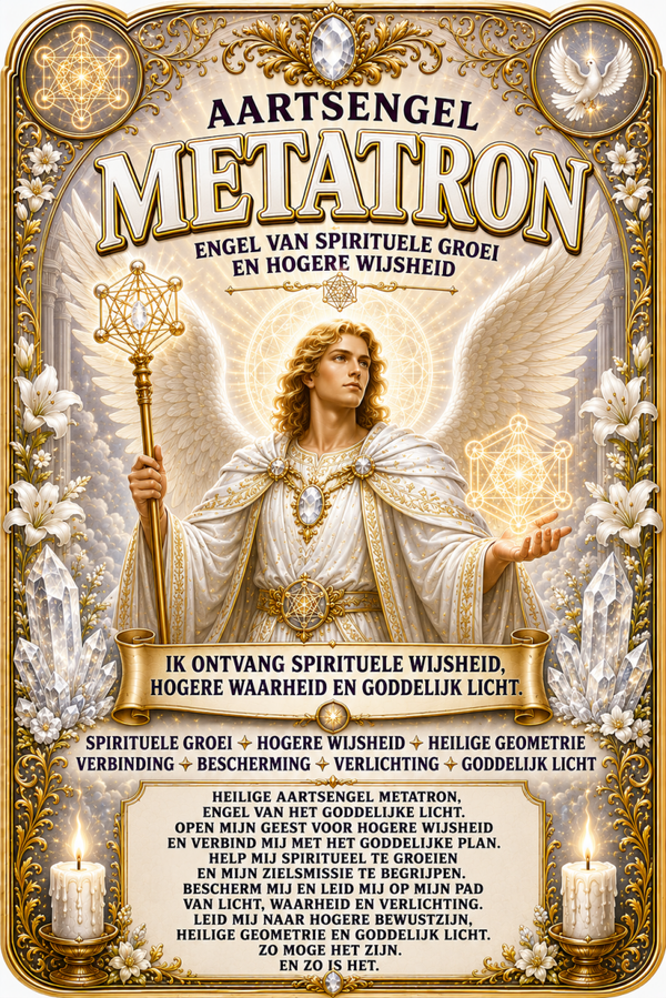 Noveenkaars Aartsengel Metatron