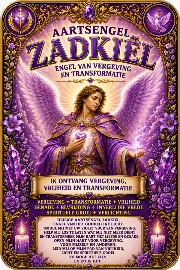 Noveenkaars Aartsengel Zadkiël