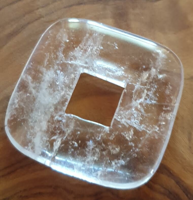 Edelsteen Donut Bergkristal