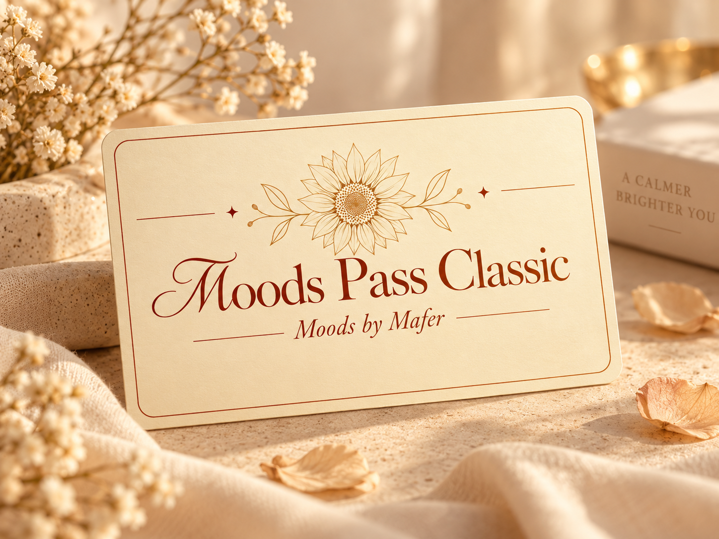 Moods Pass classic kaart van Moods by Mafer voor 3 kaarsenworkshops
