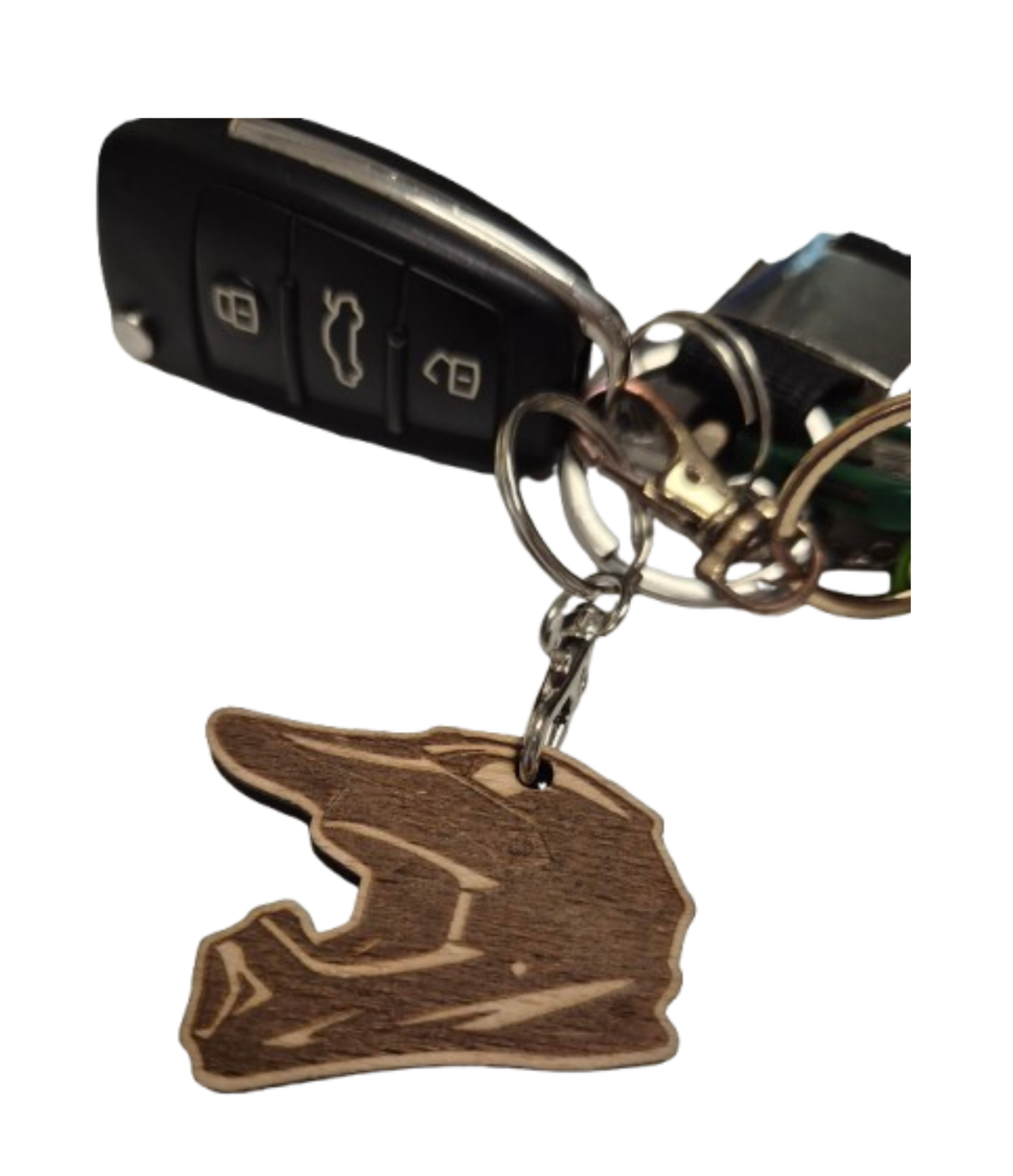 Porte-clé casque de motocross