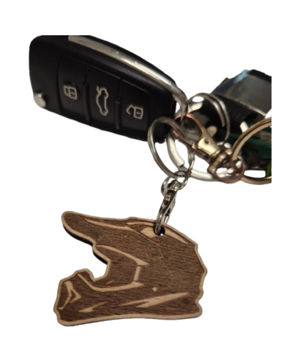 Porte-clé casque de motocross